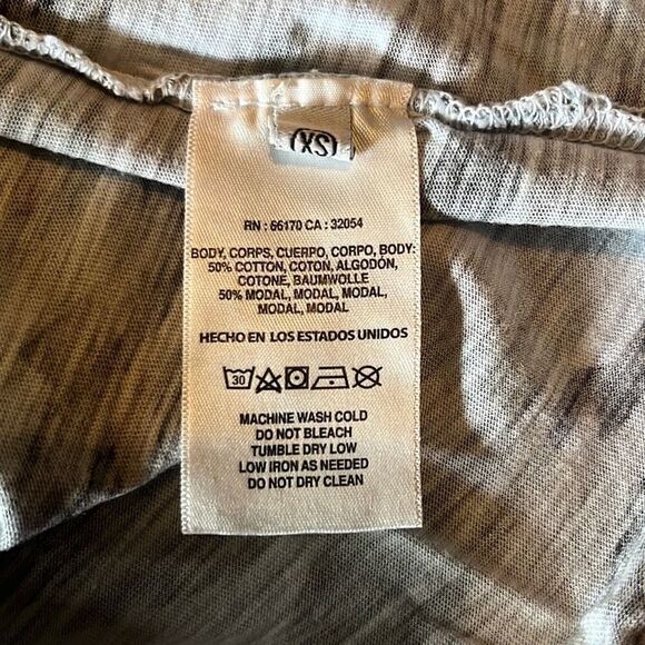 Anthropologie T.LA Women's Camouflage Print V-neck Short Sleeve T-Shirt Green An - Picture 6 of 9